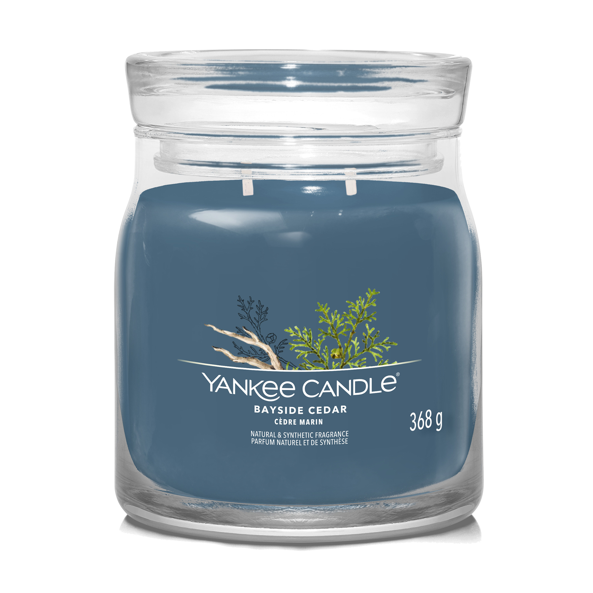 Ароматична свічка у банці Yankee Candle Bayside Cedar, 368 г